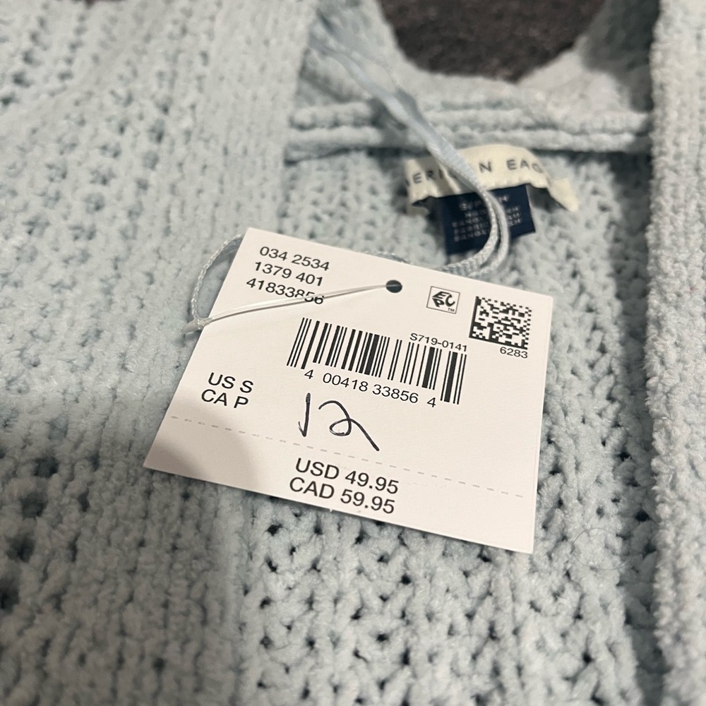 American Eagle Outfitters Light Blue Cardigan - Picture 3 of 4